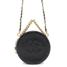将图像加载到图库查看器中,CHANEL CC Logo 2WAYShoulder BlackA91946 Leather