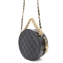 将图像加载到图库查看器中,CHANEL CC Logo 2WAYShoulder BlackA91946 Leather