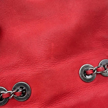 Load image into Gallery viewer, CHANEL Matelasse Double Chain Shoulder Red Leather