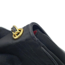 Load image into Gallery viewer, CHANEL CC Logo Flap Shoulder Black Nylon Leather