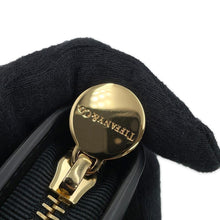 Load image into Gallery viewer, TIFFANY&Co. Half Moon Wallet Black Leather