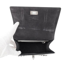 将图像加载到图库查看器中,JIMMY CHOO Pixis top handle White Leather Embossed Leather
