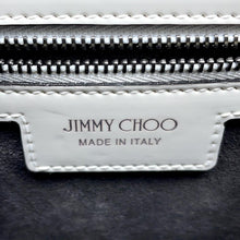 将图像加载到图库查看器中,JIMMY CHOO Pixis top handle White Leather Embossed Leather