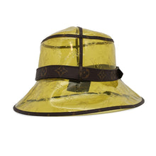 Load image into Gallery viewer, LOUIS VUITTON ★Hat・Monogram Raincoat Size 60 YellowMP2647 Plastics Monogram