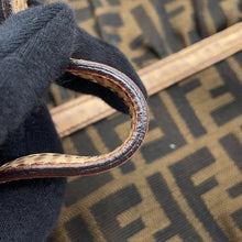 将图像加载到图库查看器中,FENDI ★Zucca Pattern one belt Brown8BR445 Canvas Leather
