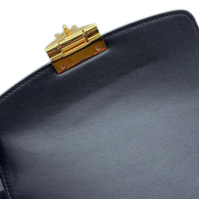 将图像加载到图库查看器中,MCM Cubic Logo 2WAYBag Black/OrangeMWECSCK01MT001 Canvas Leather Size Small