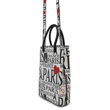 将图像加载到图库查看器中,BALENCIAGA Bon Jules Paris Shopping Phone Holder White/Black/Red593826 Leather