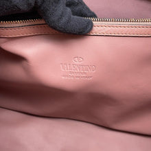 将图像加载到图库查看器中,Valentino Garavani Braided handle tote PinkBrown Leather