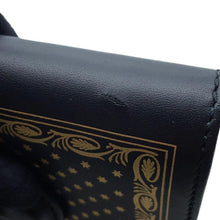 Load image into Gallery viewer, GUCCI Sega collaboration GUCCY logo Clutch Bag Black/Gold523441 Leather