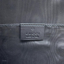 Load image into Gallery viewer, GUCCI Sega collaboration GUCCY logo Clutch Bag Black/Gold523441 Leather