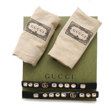 Load image into Gallery viewer, GUCCI GG Marmont Side Gore Boots Black550036 Leather Size 36 1/2