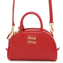 Load image into Gallery viewer, MIUMIU Mini Boston 2way Bag Red5BP085 Leather