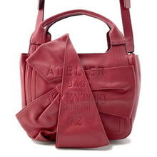 将图像加载到图库查看器中,Valentino Garavani Atelier 2WAY Handbag Red Leather