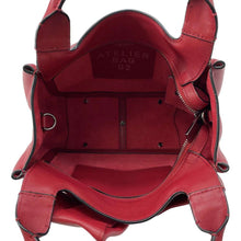将图像加载到图库查看器中,Valentino Garavani Atelier 2WAY Handbag Red Leather