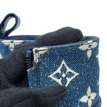 Load image into Gallery viewer, LOUIS VUITTON Silhouette Line EncreBoots Blue Monogram Denim Size 36H