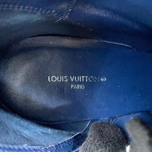 Load image into Gallery viewer, LOUIS VUITTON Silhouette Line EncreBoots Blue Monogram Denim Size 36H