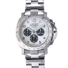 将图像加载到图库查看器中,PANERAI Luminor Chrono Flyback Limited to 300 pieces W40mm TI Stainless Steel Silver DialPAM00060