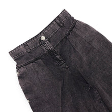 Load image into Gallery viewer, CHANEL Wide denim pants Size 40 Pink/GrayP73404 Cotton100% Faux Pearl