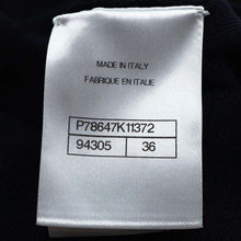 将图像加载到图库查看器中,CHANEL CC LogoButton Dress Size 36 BlackP78647 Cotton70% Cashmere30%