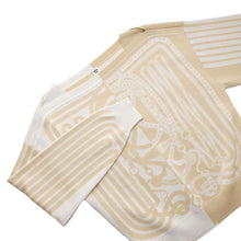 将图像加载到图库查看器中,HERMES Grantura Lala Knit Size 34 Ivory/Beige Silk94% Nylon4% Polyurethane2%