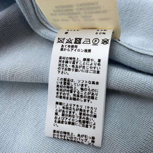 Load image into Gallery viewer, HERMES Short sleeve Knit Top Size 36 Light Blue Silk50% Cashmere50%