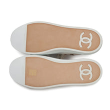Load image into Gallery viewer, CHANEL Slip-on Sneakers WhiteG31747 Leather Canvas Size 43