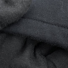 Load image into Gallery viewer, HERMES Metally O'Carre Knitted Fabric Parka Size S Black Cotton
