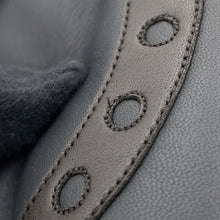 Load image into Gallery viewer, HERMES Metally O'Carre Knitted Fabric Parka Size S Black Cotton