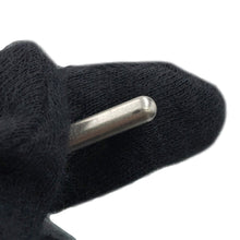 Load image into Gallery viewer, HERMES Metally O'Carre Knitted Fabric Parka Size S Black Cotton