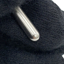 Load image into Gallery viewer, HERMES Metally O'Carre Knitted Fabric Parka Size S Black Cotton