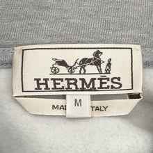 Load image into Gallery viewer, HERMES Chevaux en Symmetry Parker Size M Gray Cotton100%