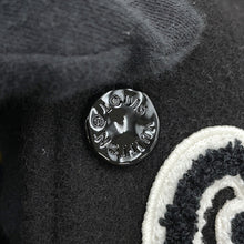 Load image into Gallery viewer, LOUIS VUITTON BaseballJacket Size Chronomat 44 Black/White Cupra70% Cotton30%