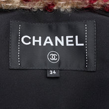 Load image into Gallery viewer, CHANEL Tweed vest Size 34 Red/BeigeP77367 V69283 Mohair 43% Wool 41% Polyester9% Nylon5% Linen2%