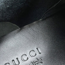 将图像加载到图库查看器中,GUCCI ★Screener GG Supreme Canvas Men's Sneakers Gray/Black763525 PVC Leather Size 9 1/2