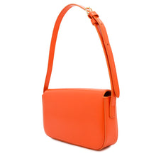 将图像加载到图库查看器中,CELINE Triomphe Claude Shoulder Orange194143BF4 Shiny Calf Leather