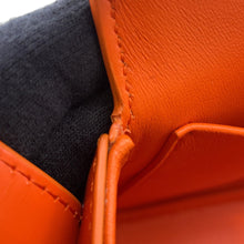 将图像加载到图库查看器中,CELINE Triomphe Claude Shoulder Orange194143BF4 Shiny Calf Leather