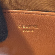 将图像加载到图库查看器中,CELINE Triomphe Round Purse Shoulder Tan10G342DGZ04BT PVC Coated Canvas Leather