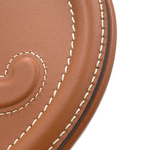 Load image into Gallery viewer, CELINE ★Cuir Triomphe Oval Purse Shoulder Brown10I703DPQ Leather