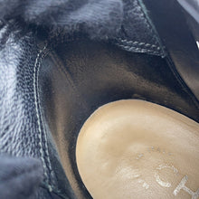 Load image into Gallery viewer, CHANEL Booties Silver/BlackG28558 Leather Size 37C