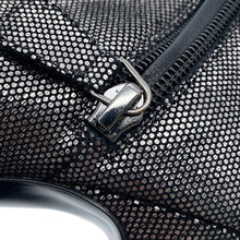 Load image into Gallery viewer, CHANEL Booties Silver/BlackG28558 Leather Size 37C
