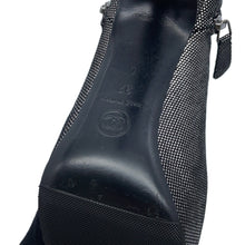 Load image into Gallery viewer, CHANEL Booties Silver/BlackG28558 Leather Size 37C