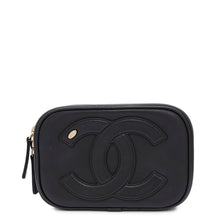 Load image into Gallery viewer, CHANEL CC Logo Crossbody Bag Black Lambskin