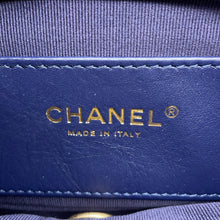 将图像加载到图库查看器中,CHANEL Matelasse Full Flap Shoulder Bag BlueAS3402 Calf Leather