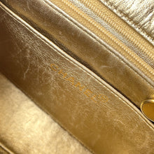 Load image into Gallery viewer, CHANEL Mini Matelasse ChainShoulder Bag Gold Lambskin Size 18