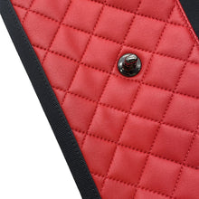 将图像加载到图库查看器中,CHANEL Matelasse ChainShoulder Bag Red/Black Lambskin
