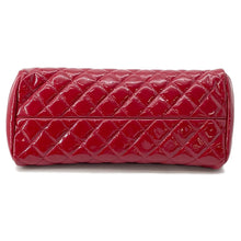 Load image into Gallery viewer, CHANEL Mademoiselle ChainBowling Bag Red Patent Leather