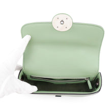 将图像加载到图库查看器中,GUCCI PETITE GG Green739722 Leather Size Mini