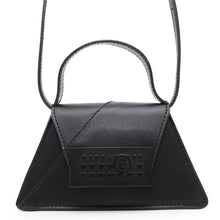 将图像加载到图库查看器中,Maison Margiela Maison Margiela MM6 Numeric Mini Shoulder Bag Black Leather