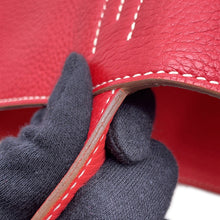 Load image into Gallery viewer, HERMES Double sense Rouge Casaque/Bougainvillier Taurillon Clemence Size 45