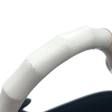 Load image into Gallery viewer, PRADA Tambour 2WAY Bucket Handbag White1BE048 Leather Wood